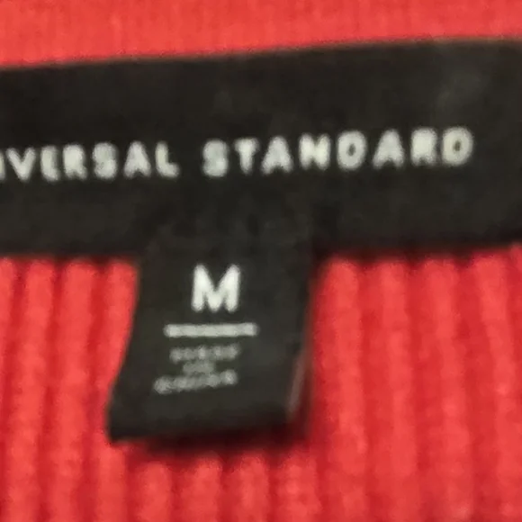 M Universal Standard V-Neck Cardigan In VIBRANT Orange - Picture 4 of 7